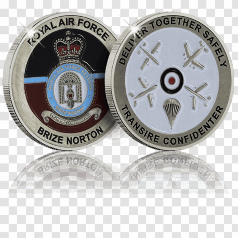 Commemorative Coin Silver Royal Air Force World Challenge Coins - Label Transparent PNG