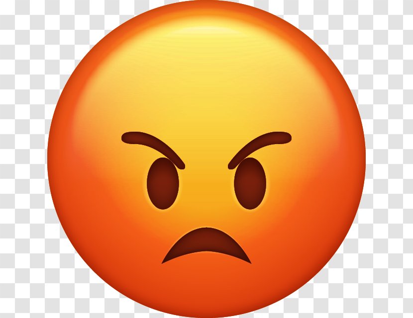Emoji Anger Emoticon Iphone Angry Transparent Png