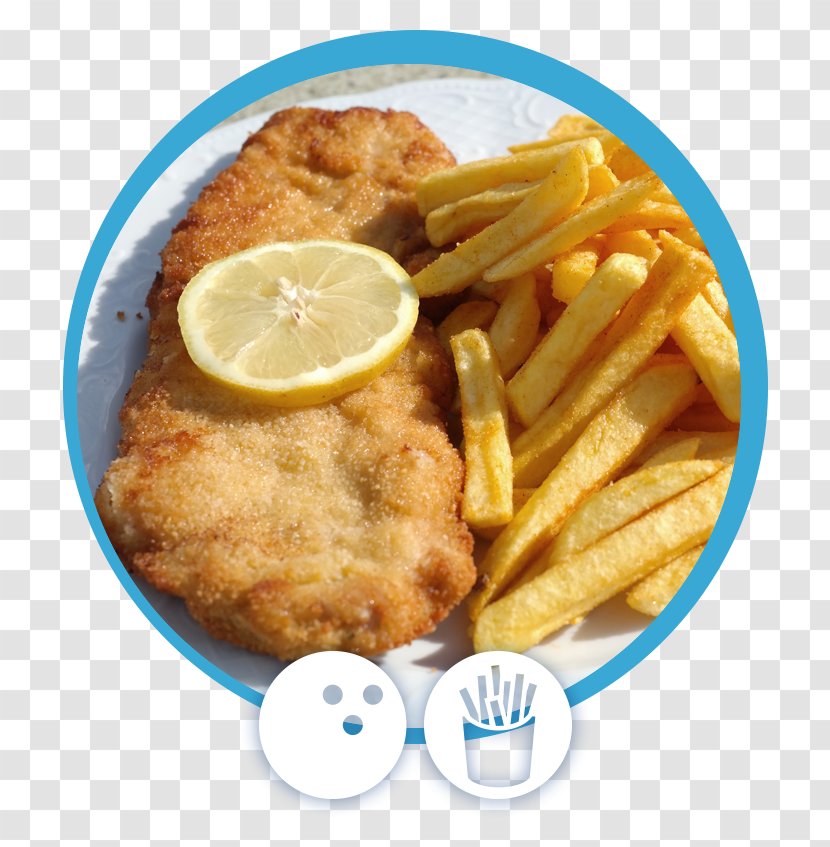 Home Fries Breakfast Wiener Schnitzel French - Dish Transparent PNG