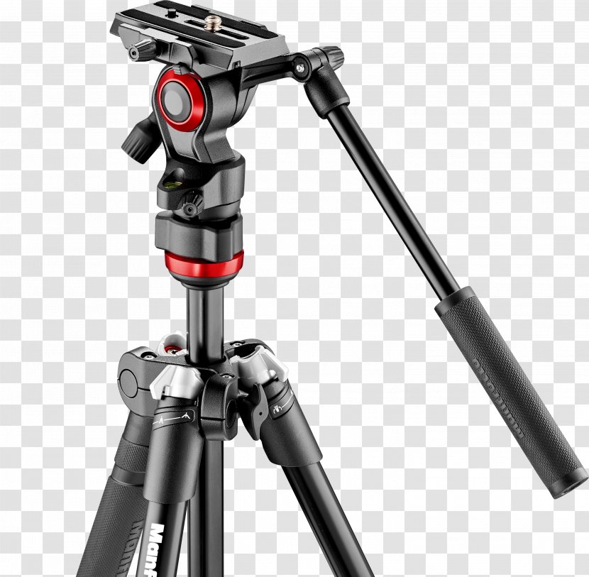 MANFROTTO Tripod Manfrotto Befree Live Video Kit Ball Head - Monopod Transparent PNG