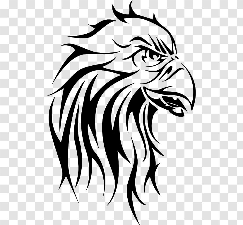 Lower-back Tattoo Bald Eagle Black-and-gray - Wing - Cool Designs Transparent PNG