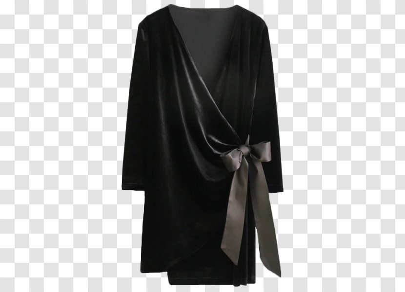 Velvet Dress A-line Choker Necktie - Court - Dressing Robe Transparent PNG