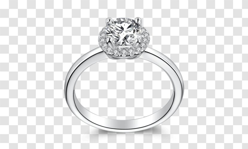 Wedding Ring Sterling Silver - Platinum Transparent PNG