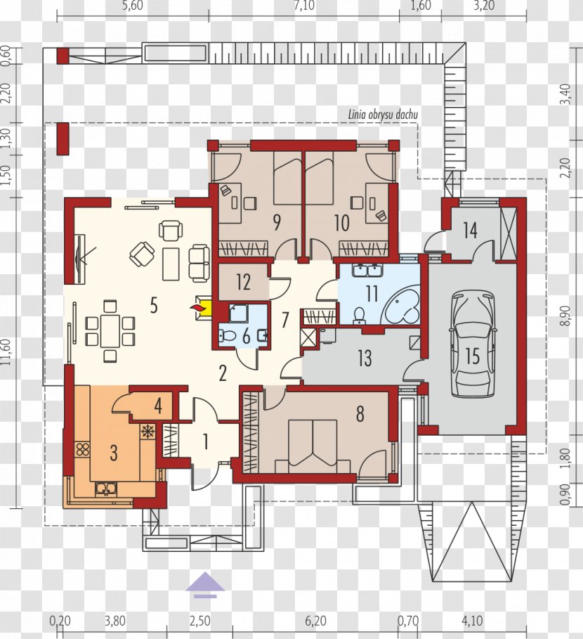 House Plan Building Square Meter Kitchen Transparent PNG