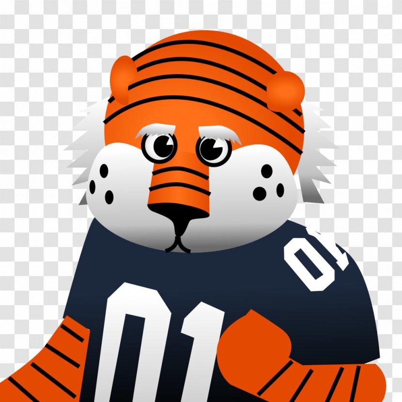 Aubie The Tiger Mascot Auburn Tigers Football Transparent PNG