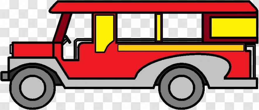 Jeepney Philippines Bus Clip Art - Drawing - Jeep Transparent PNG