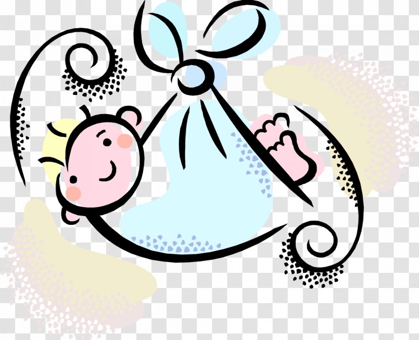 Clip Art Infant Baby Shower Image - Smile - Blue Transparent PNG