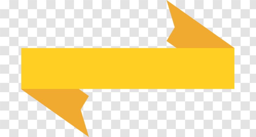Arrow - Triangle - Yellow Transparent PNG