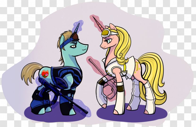 Pony Horse Cartoon Purple - Fictional Character Transparent PNG