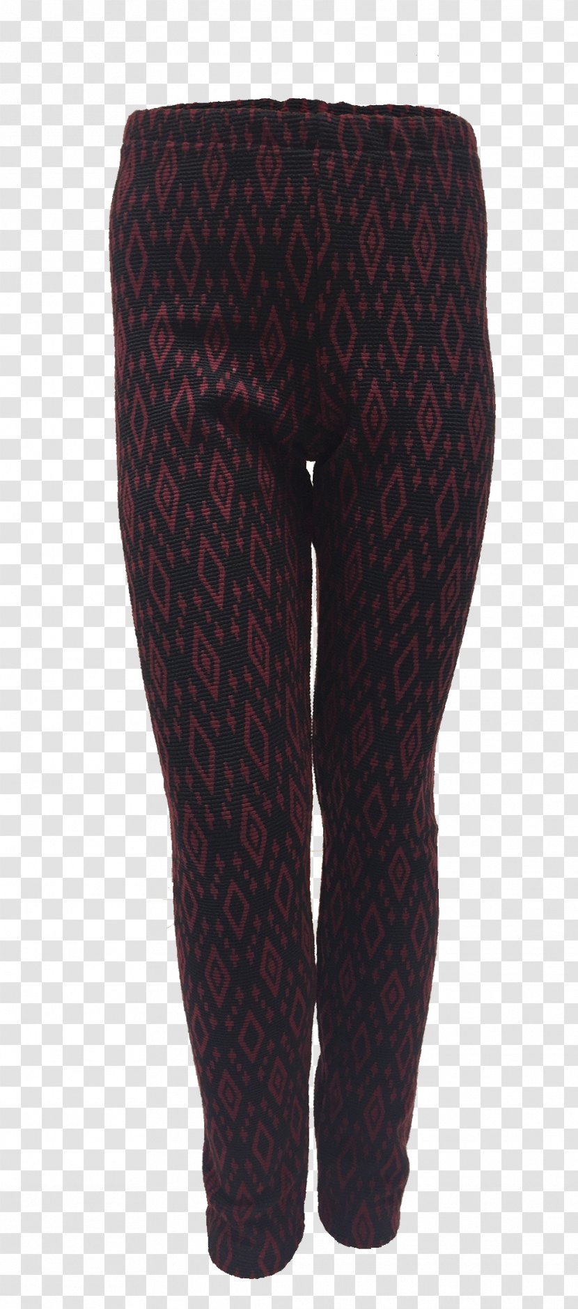 Leggings Waist Pants Jeans Maroon - Active Transparent PNG