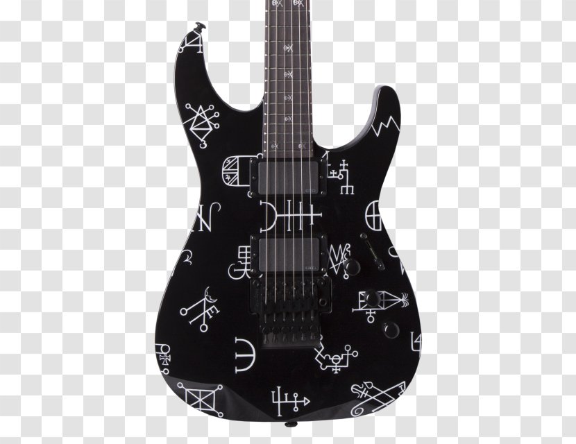 ESP LTD Kirk Hammett Signature Series KH-602 Electric Guitar Guitars Musical Instruments - Fingerboard Transparent PNG