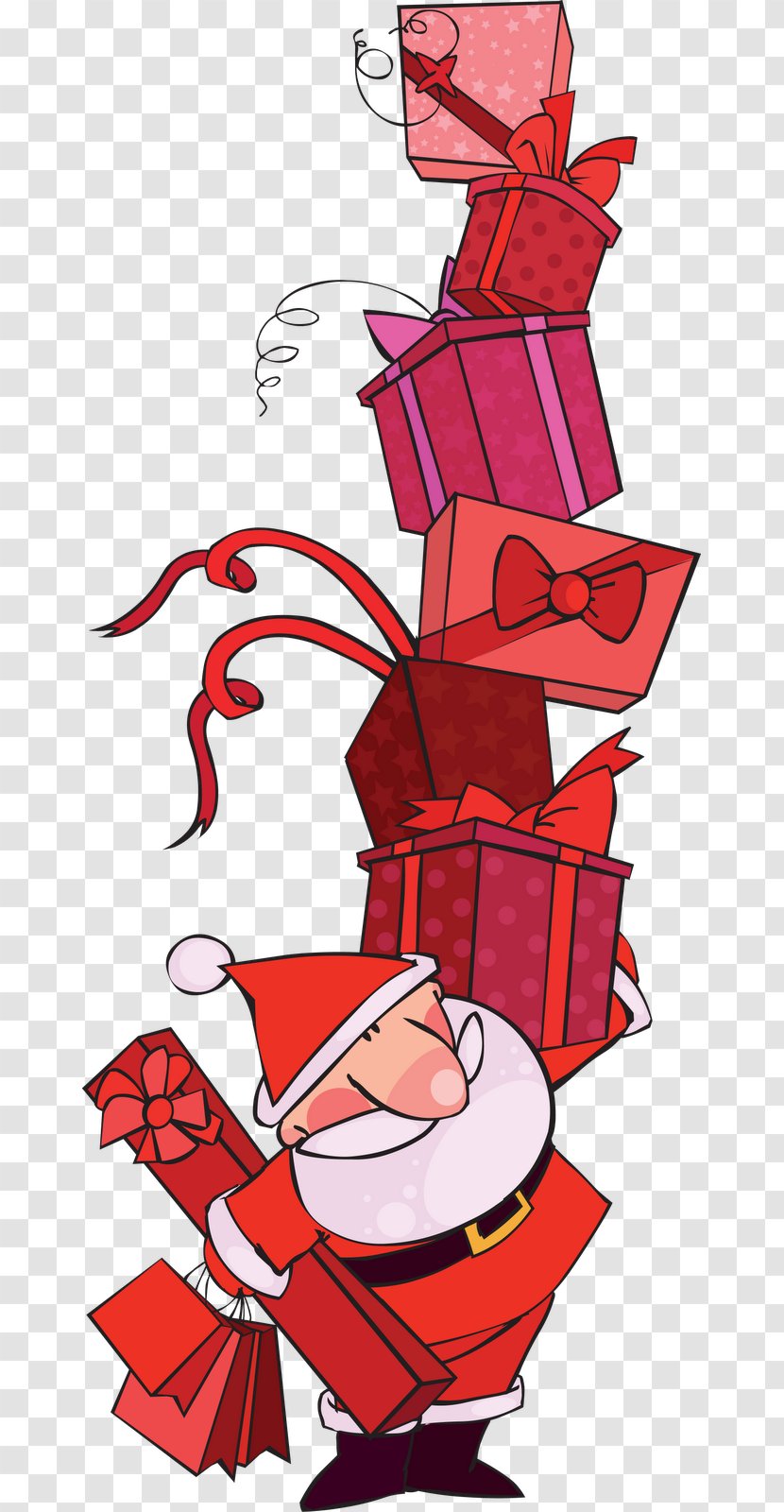 Santa Claus Ded Moroz Gift Christmas - Tree Transparent PNG