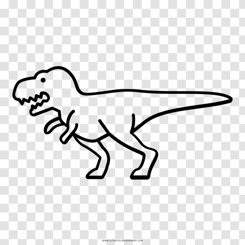 Allosaurus Dinosaur Tyrannosaurus Rex Clip Art - Line Transparent PNG