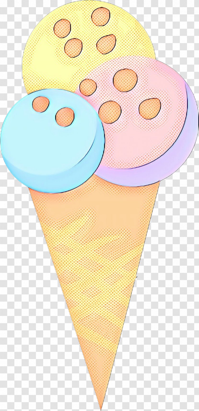 Ice Cream Cone Background - Cartoon - Dessert Transparent PNG