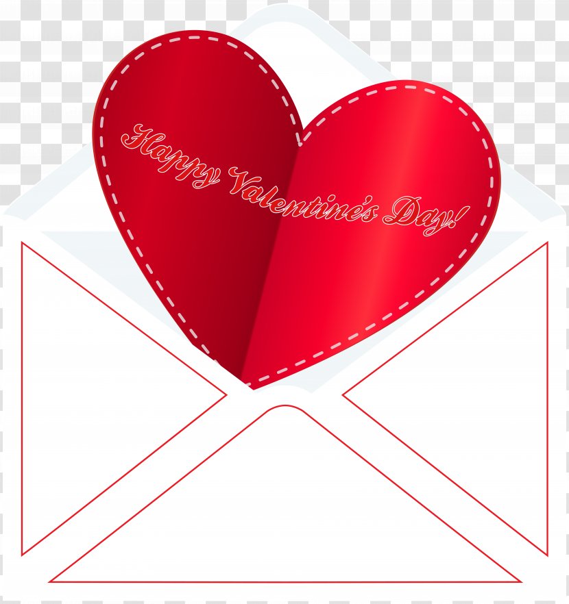 Art Clip - Frame - Happy Valentine's Day Envelope Transparent PNG