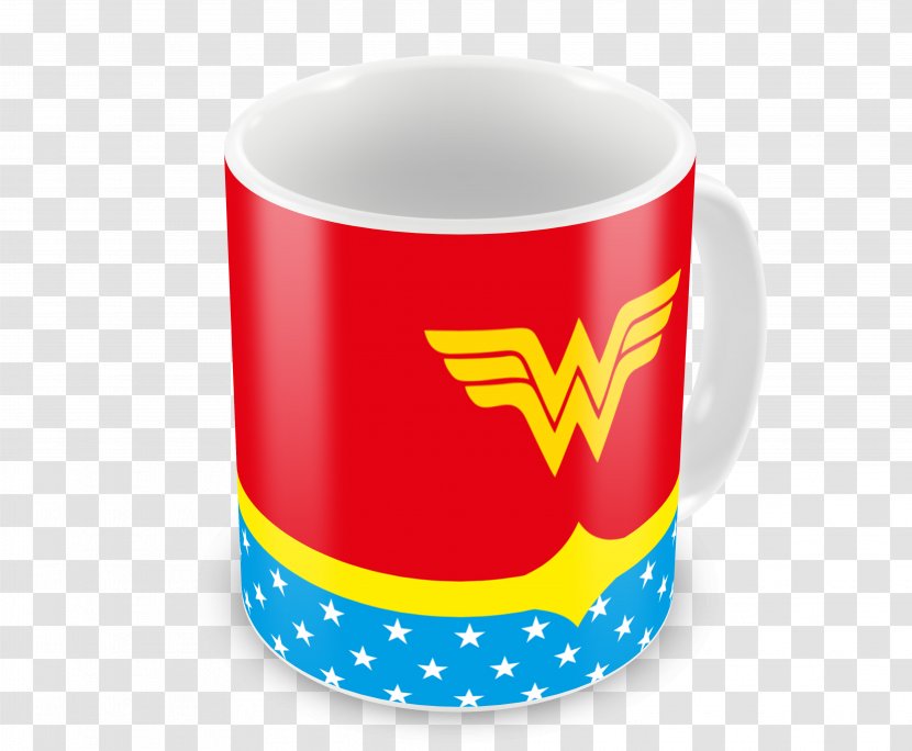 Wonder Woman Mug Brazil Porcelain Lojas Americanas - Coffee Cup Transparent PNG