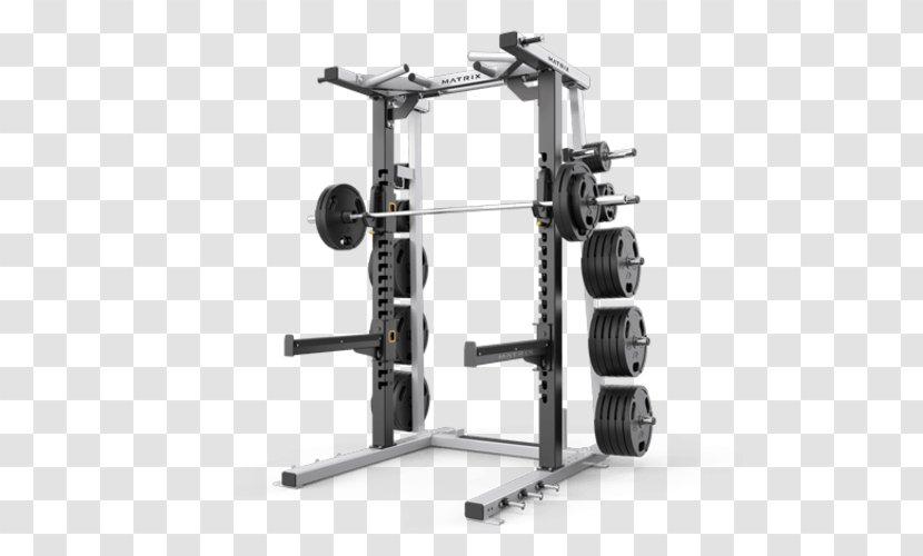 Power Rack Exercise Equipment Weight Training Bench Spotting - Barbell Transparent PNG