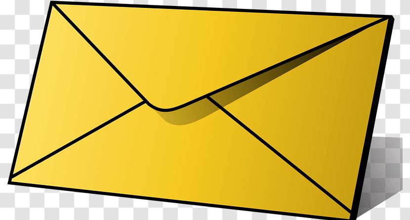 Clip Art Christmas Envelope Vector Graphics Paper - Yellow - Surat Terbuka Transparent PNG