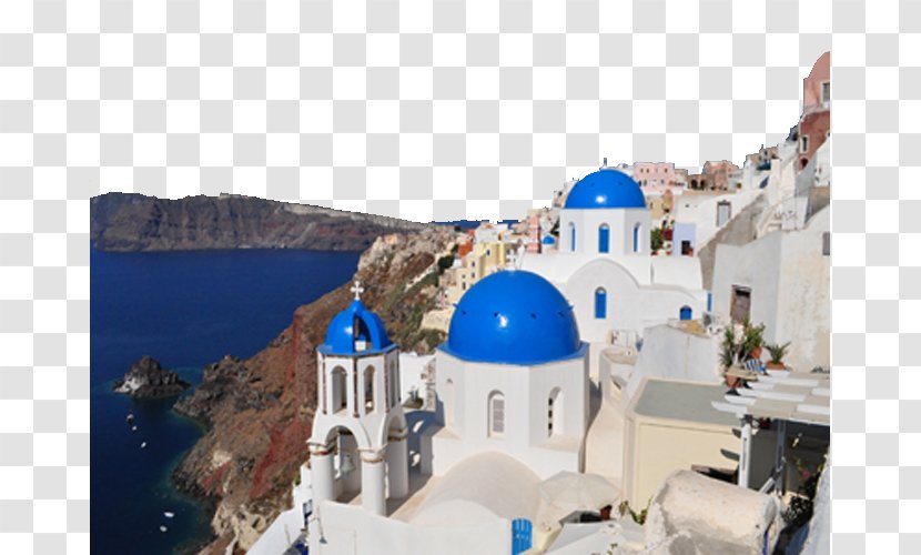 Oia Aegean Sea Santorini - Tourism - Love The Of ​​the Church Transparent PNG