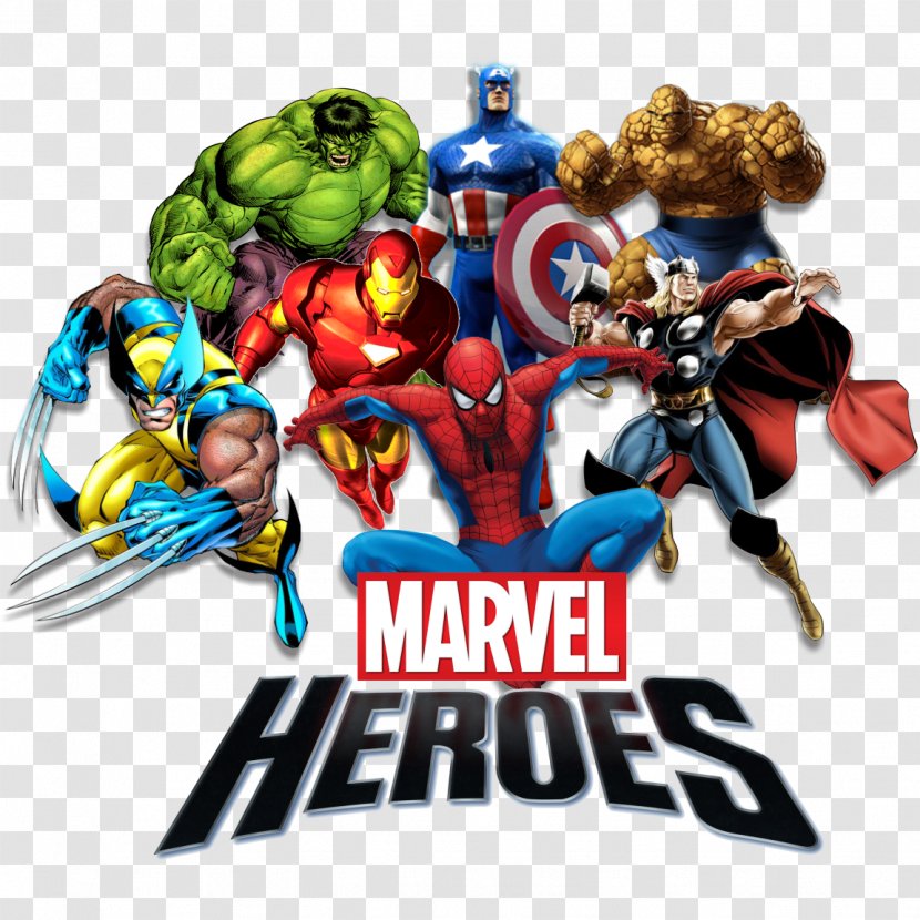 Marvel Heroes 2016 Deadpool Spider-Man Vision Bruce Banner - Action Figure Transparent PNG