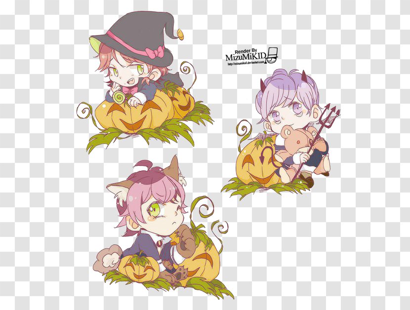 Diabolik Lovers Illustration Image Clip Art Rendering - Cartoon - Flower Transparent PNG