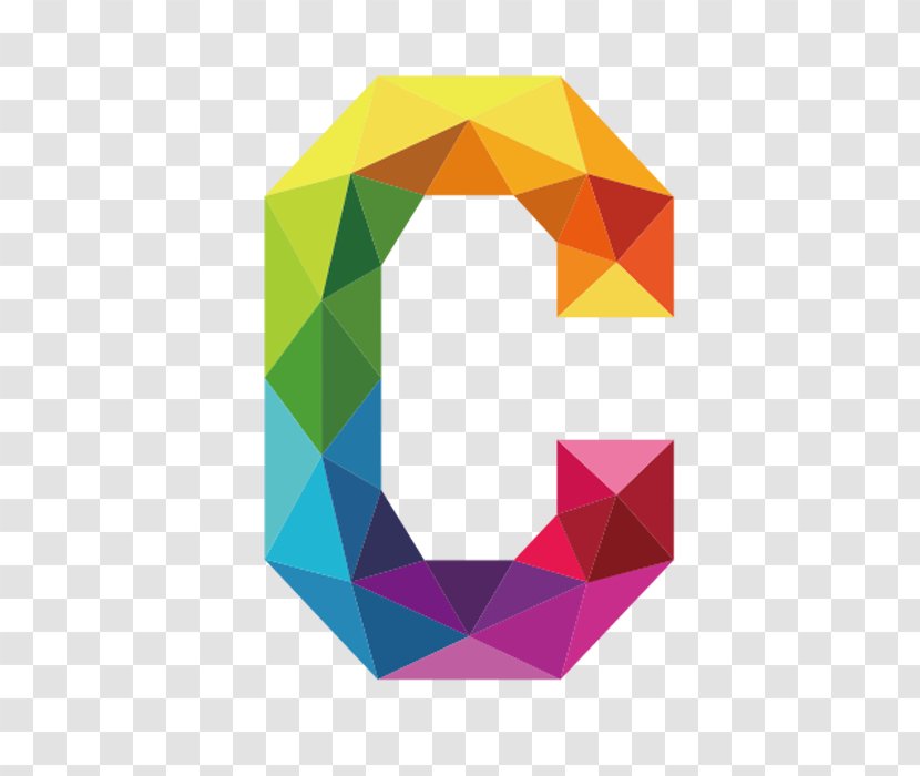 C Letter Download - Colorful Letters Transparent PNG