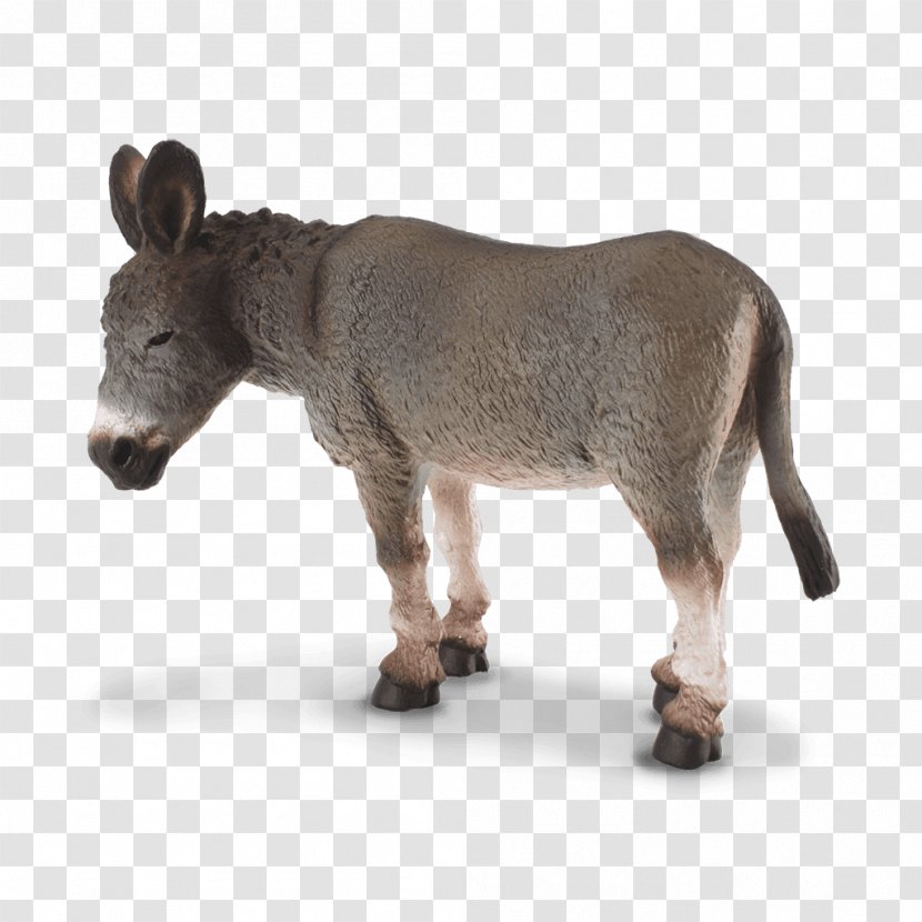 Model Horse Collecta Donkey Grey Breyer Animal Creations - Like Mammal Transparent PNG