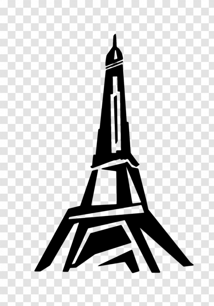 T-shirt Eiffel Tower - Silhouette Transparent PNG