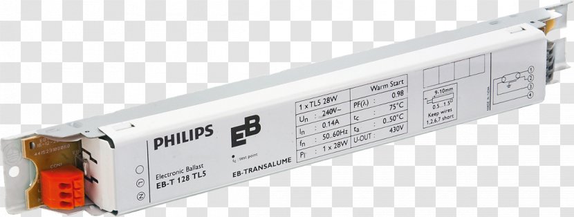 Philips Electrical Ballast Electric Light Fluorescent Lamp - Led Tube - Ballasts For Lights Transparent PNG
