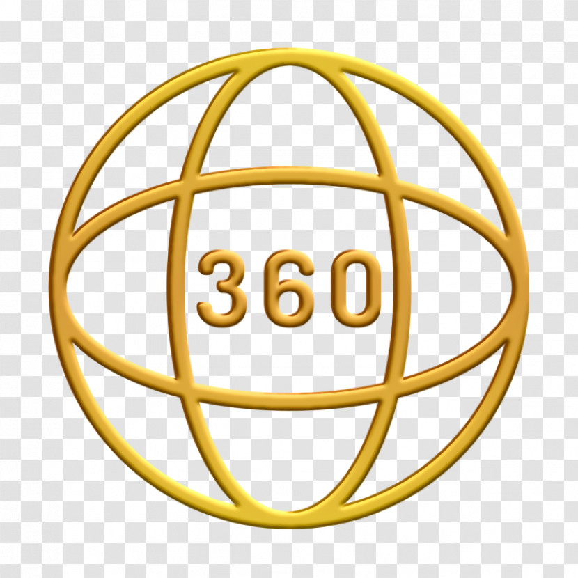 Angle Icon 360 Icon Virtual Reality Icon Transparent PNG