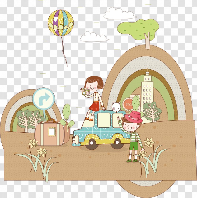 Travel Euclidean Vector - Home Accessories - Driving Play Transparent PNG