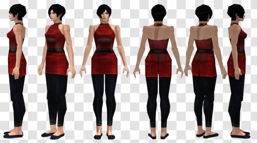 Ada Wong DeviantArt Resident Evil Dress - Silhouette - Frame Transparent PNG