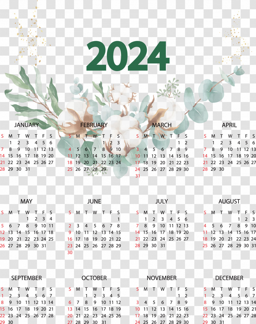 Calendar 2027 Week 2022 Transparent PNG
