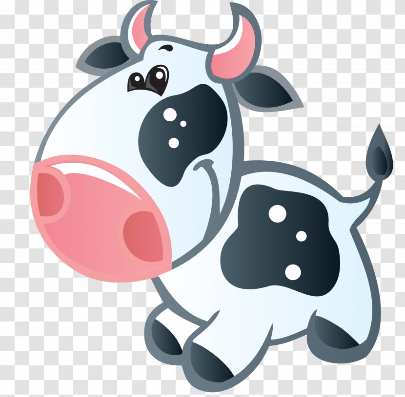 Cuteness Cartoon Animal Clip Art - Pet - Cow Transparent PNG