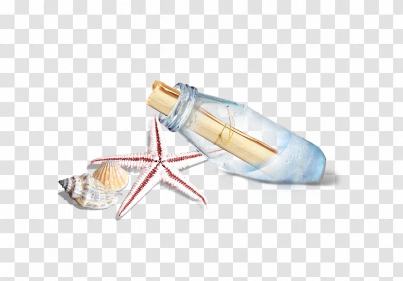 Bottle - Finger - Starfish Wishing Transparent PNG