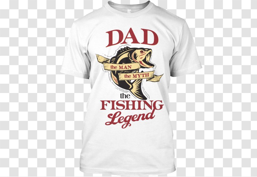 T-shirt Hoodie Father Clothing Teespring - Logo - Fishing Dad Transparent PNG