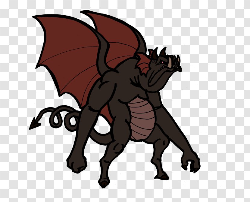 Dragon Horse Demon Clip Art - Wing Transparent PNG