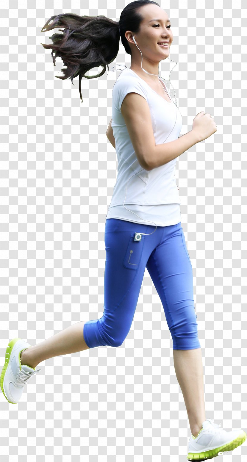 Download Running - Flower - People Transparent PNG