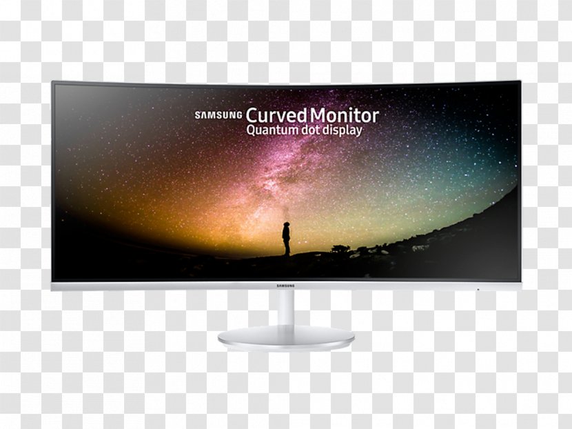 Computer Monitors 21:9 Aspect Ratio Samsung CF791 LED Display - 219 Transparent PNG