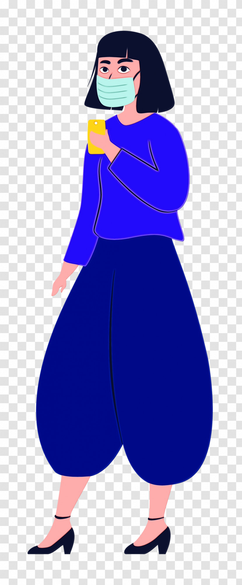 Cartoon Outerwear / M Cobalt Blue / M Cobalt Blue / M Character Transparent PNG