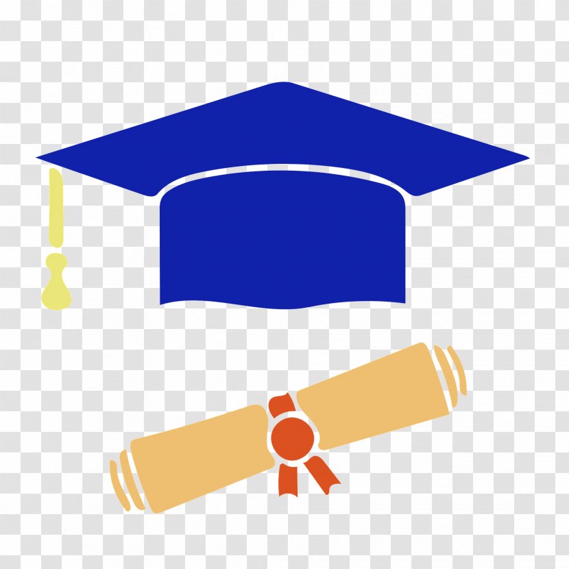 Graduate Diploma Academic Degree - Yellow - Educational Transparent PNG