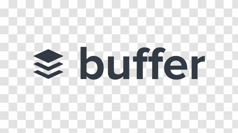 Buffer Social Media Logo - Text Transparent PNG