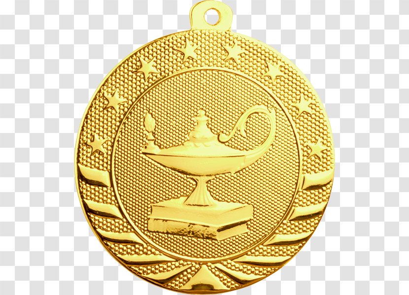 Gold Medal Award Trophy Silver - Achievement Transparent PNG