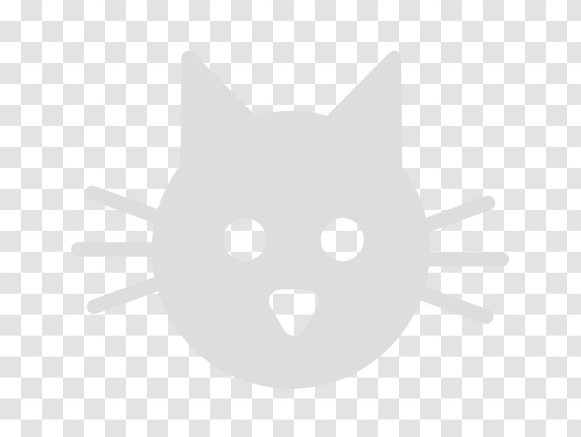 Whiskers Cat White Snout - Carnivoran Transparent PNG