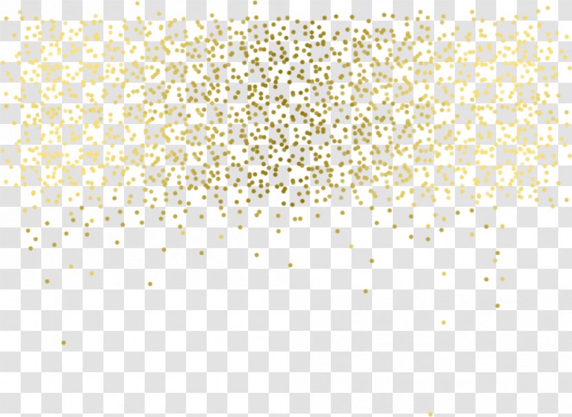 Gold Confetti Background - Glitter - Yellow Transparent PNG