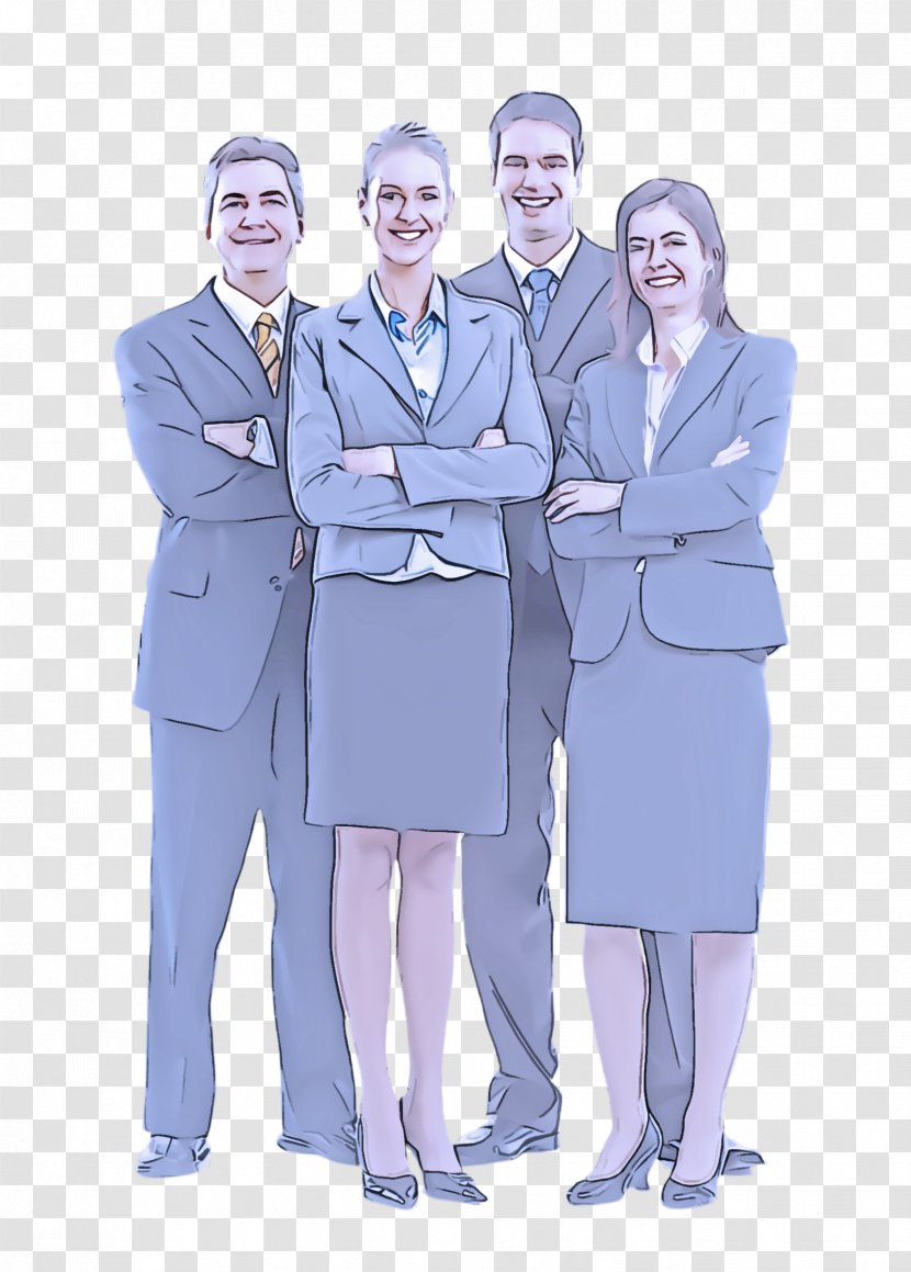 Uniform Standing Team White-collar Worker Employment - Whitecollar Transparent PNG