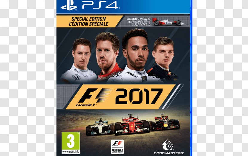 F1 2017 Formula One World Championship Xbox Rocket League PlayStation 4 - Scuderia Ferrari - Formule 1 Transparent PNG