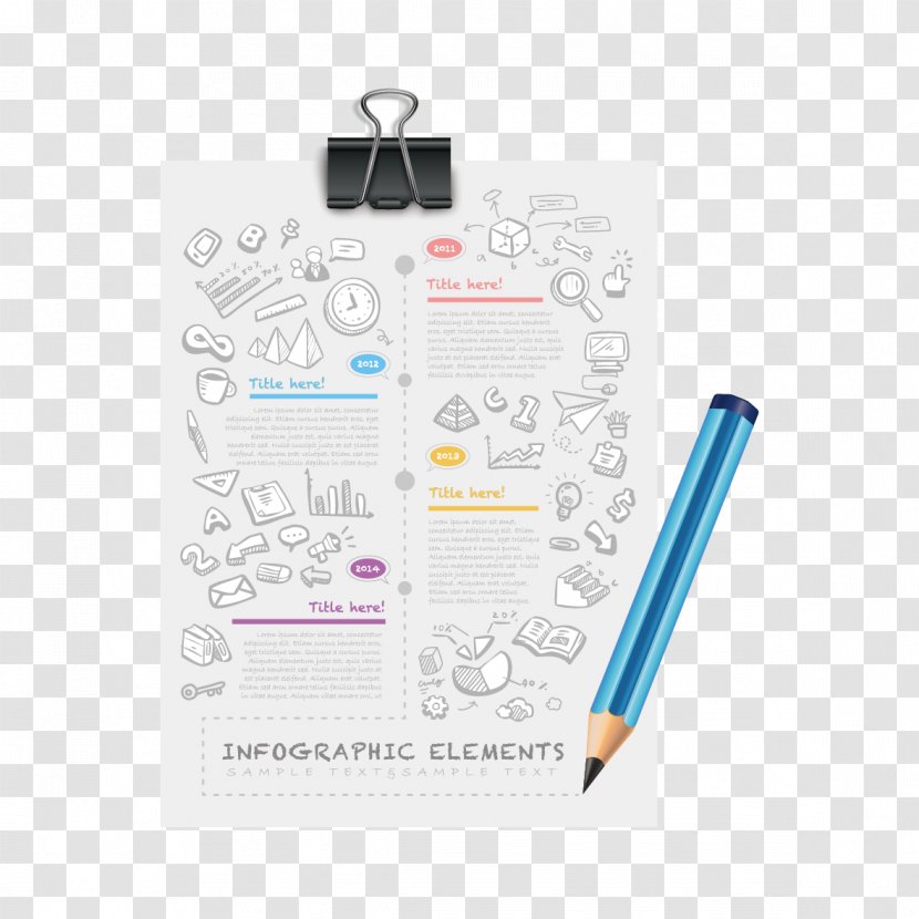 Paper Infographic Template Icon - Purple - Pen And Hand Painted Icons Transparent PNG