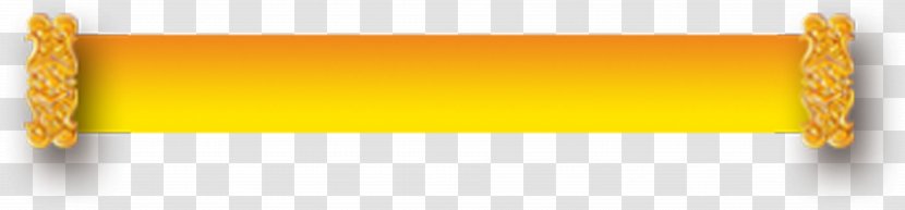 Yellow Rectangle - Chinese Style Gold Frame Transparent PNG