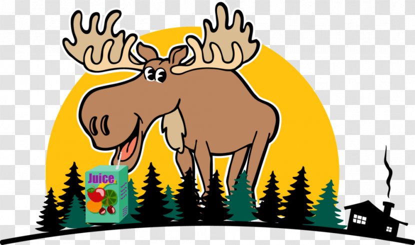 Moose White-tailed Deer Reindeer Clip Art - Wildlife Transparent PNG